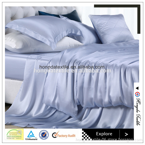Wholesale 16Momme 4 Pcs Classical Silk Bedding Set / Luxurious silk bedding sheet, quilt cover and pillowcase